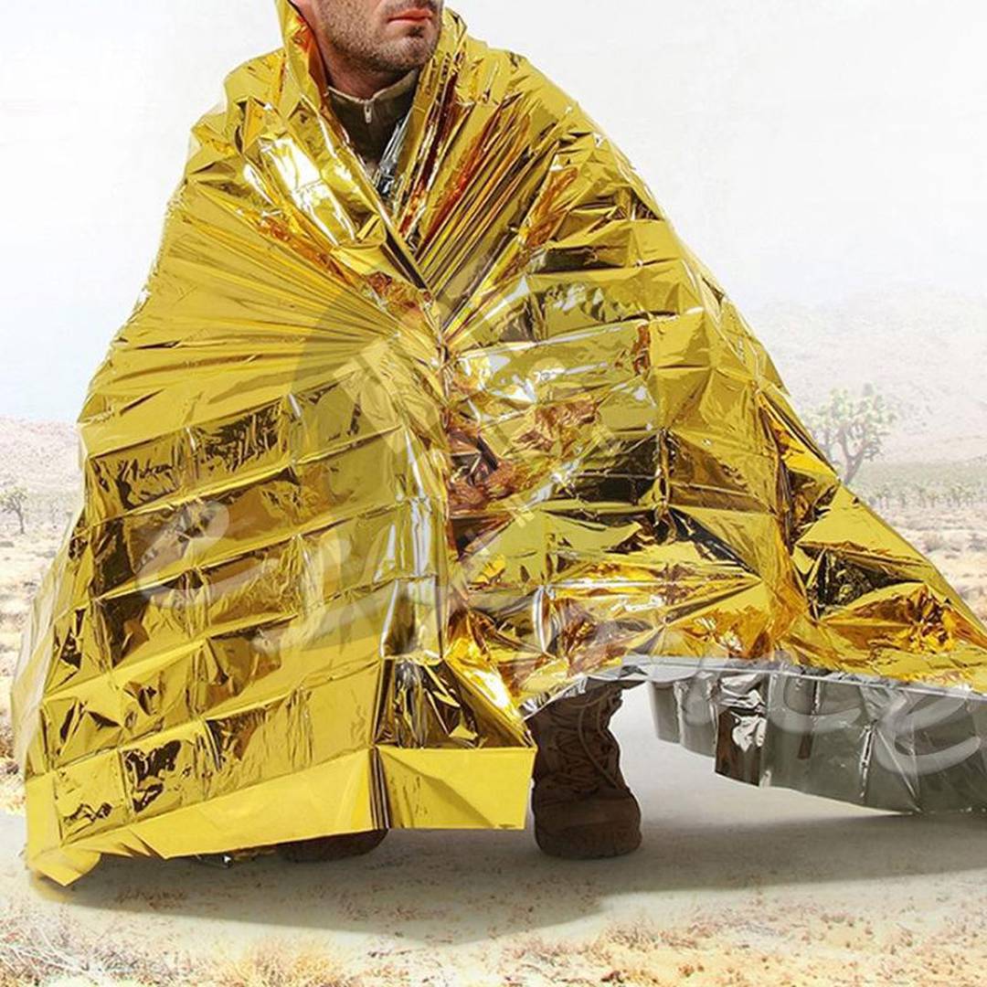 Туристическое и походное снаряжение — Аварийно-спасательное одеяло 2в1 .